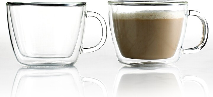Bodum Bistro Cafe Set of 2 Double Walled 15 Oz. Latte Cups