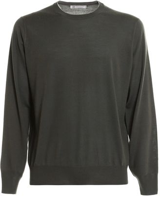Brunello Cucinelli Knitted Wool And Cashmere Crewneck