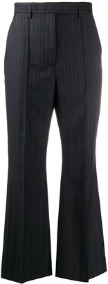 Acne Studios Striped Cropped Trousers