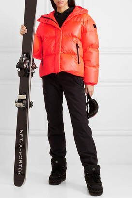 Bogner Fire & Ice Ranja Oversized Cropped Hooded Quilted Down Ski Jacket -  Orange - ShopStyle
