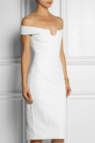 Thumbnail for your product : Cushnie Off-the-shoulder stretch-neoprene dress