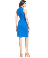 Thumbnail for your product : Karen Kane Sleeveless Faux-Wrap Dress