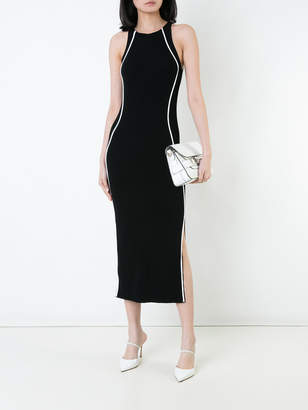 Thierry Mugler ribbed knitted dress