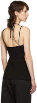 Thumbnail for your product : 3.1 Phillip Lim Black Crepe Curved Seam Tank Top