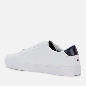 Tommy Hilfiger Women's Venus Leather Essential Trainers - ShopStyle