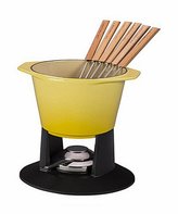 Thumbnail for your product : Le Creuset 1 3/4 Qt. Traditional Fondue w/Stand, Fuel Holder, 6 Forks - Soleil/Sun