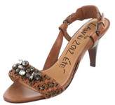 Thumbnail for your product : Lanvin Crystal-Embellished Slingback Sandals