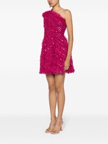 Thumbnail for your product : Needle & Thread Sequinned Ruffled Minidress