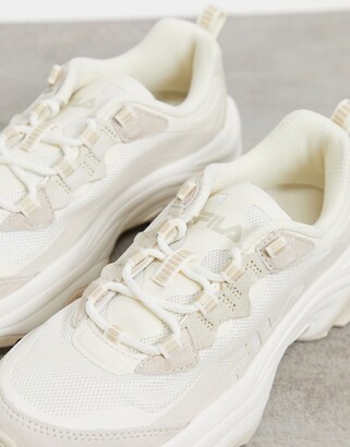 Fila Alpha Ray Linear sneakers in off white - ShopStyle