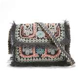 Antik batik Malia Bag Embroidered Clutch Bag with Tassels and Strap