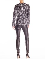 Thumbnail for your product : Suno Black and White Embroidered Top