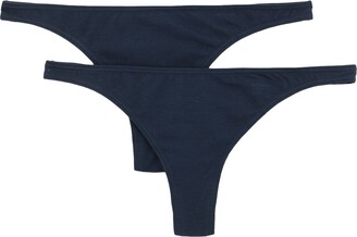 THE NUDE LABEL Thong Black - ShopStyle