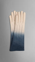 Thumbnail for your product : Burberry Long Leather Degradé Gloves