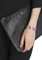 Thumbnail for your product : Coach Gold tone purple enamel bracelet