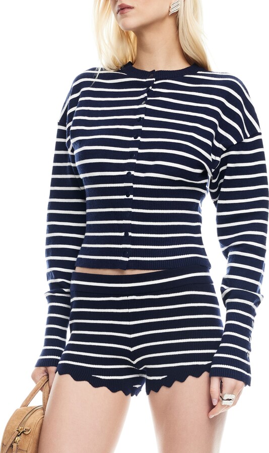 Lioness Head in the Clouds Stripe Cardigan