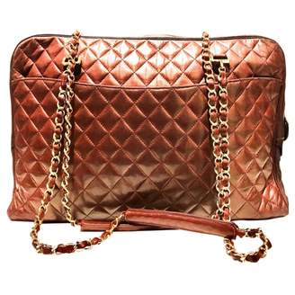 Chanel \N Burgundy Leather Handbags