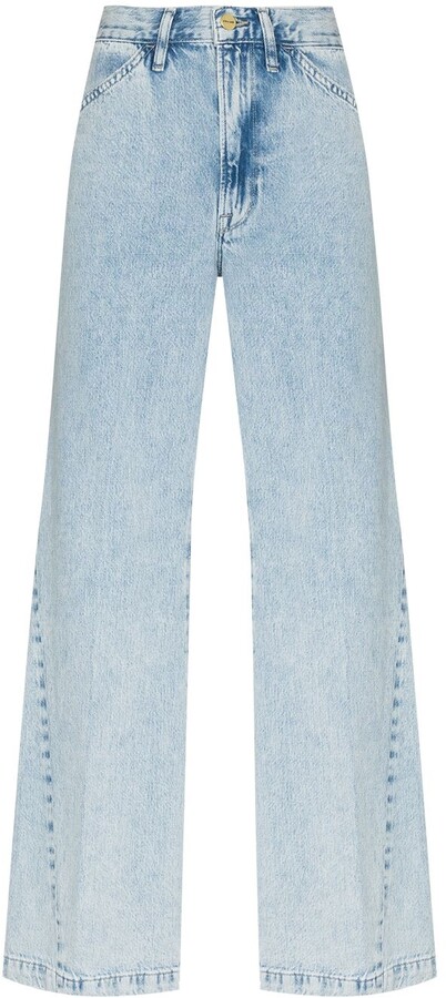 Frame Le Baggy wide-leg jeans - ShopStyle