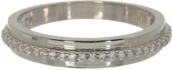 Details about   Sterling Silver 5.4 MM Polished CZ Fancy Ring MSRP $56 