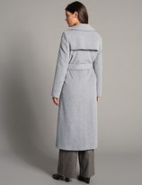 Thumbnail for your product : Marks and Spencer Wool Rich Wrap Coat