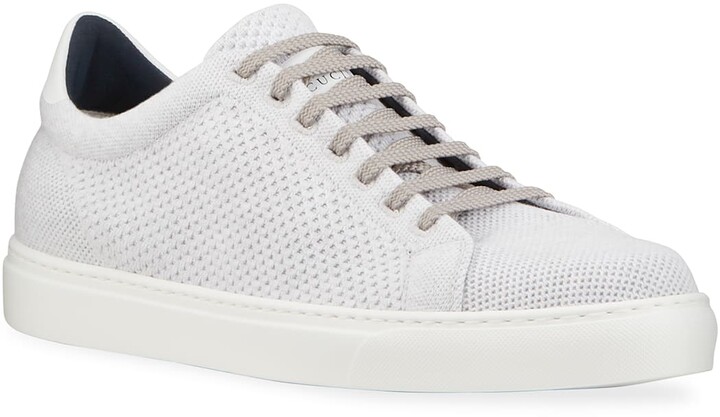knit low top sneakers