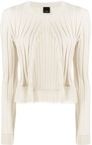 Thumbnail for your product : Pinko Pleated Fringe Detail Cardigan