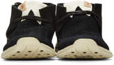 Thumbnail for your product : Visvim Black Huron Mesh Moc-Folk Sneakers
