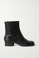 Thumbnail for your product : Maison Margiela Tabi Split Toe Leather Ankle Boots - Black