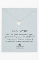 Thumbnail for your product : Dogeared 'Reminder - Dog Lover' Boxed Pendant Necklace
