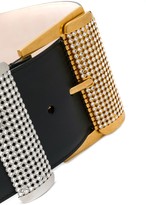 Thumbnail for your product : Versace Crystal-Embellished Buckle Belt