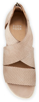Thumbnail for your product : Eileen Fisher Voice Perforated Demi-Wedge Sport Sandals