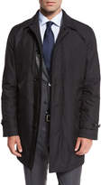 Thumbnail for your product : Ermenegildo Zegna Single-Breasted Macintosh Jacket, Black