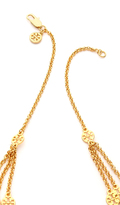 Thumbnail for your product : Tory Burch Multi Strand Logo Necklace