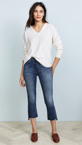 Thumbnail for your product : Mother The Insider Crop Step Fray Jeans