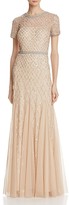 Thumbnail for your product : Adrianna Papell Gown - Short Sleeve Embellished