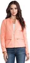 Thumbnail for your product : Marc by Marc Jacobs Darcey Textured Leather Jacket