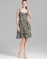 Thumbnail for your product : Kate Spade Orchid Print Ruched Sundress