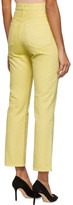 Thumbnail for your product : AGOLDE Yellow Pinch Waist Hi Rise Kick Jeans