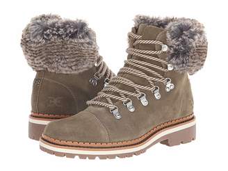 sam edelman bowen bistro suede and faux fur hiking boots