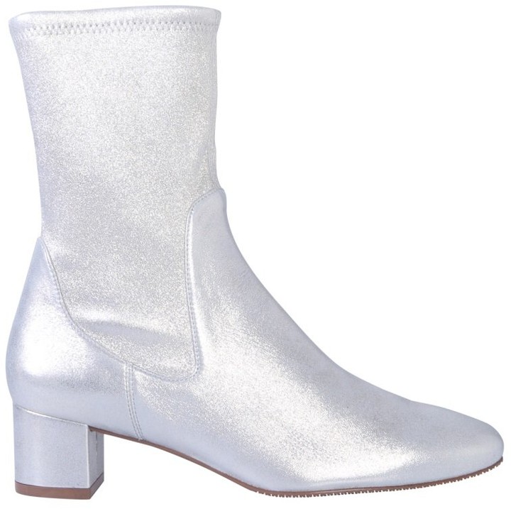 stuart weitzman metallic boots