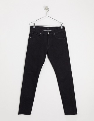Edwin ED85 skinny fit jeans in black denim