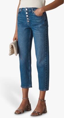 Whistles Hollie Button Front Jeans