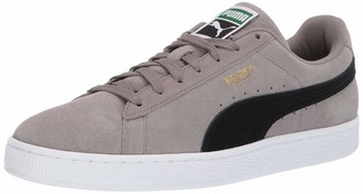 puma grey suede sneakers