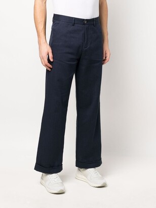 Societe Anonyme Turn-Up Wide-Leg Trousers