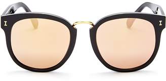Illesteva Women's Sardinia Oversized Round Sunglasses, 53mm