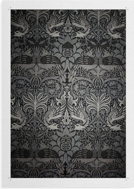 Red Barrel Studio Vintage Abstract Print CXXXVIII -Canvas Print Only - NOT FRAMED