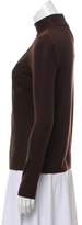 Thumbnail for your product : Akris Cashmere & Suede Top Brown Cashmere & Suede Top