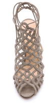 Thumbnail for your product : Alexandre Birman Suede Woven Sandals