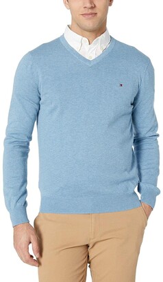 Tommy Hilfiger Men's Cotton V Neck Sweater - ShopStyle