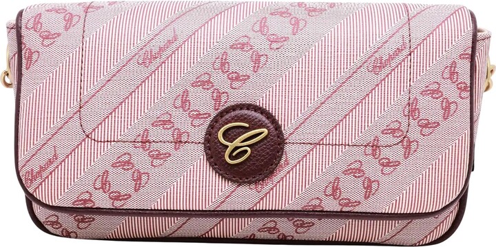 Chopard Happy Sport Mini Bordeaux Canvas Crossbody Bag 95000-1125