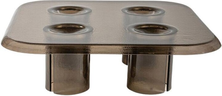 Driade Coupelle Coffee Table In Bronze Glass By Marie Et Alexandre For